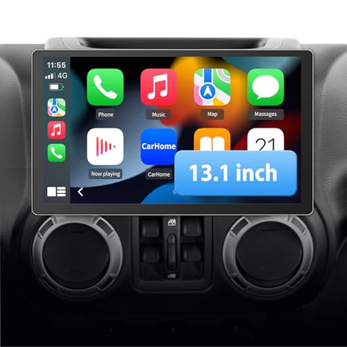 13.1 inch Car Stereo for Jeep Wrangler JK Compass Patriot/Chrysler/Dodge RAM Charger