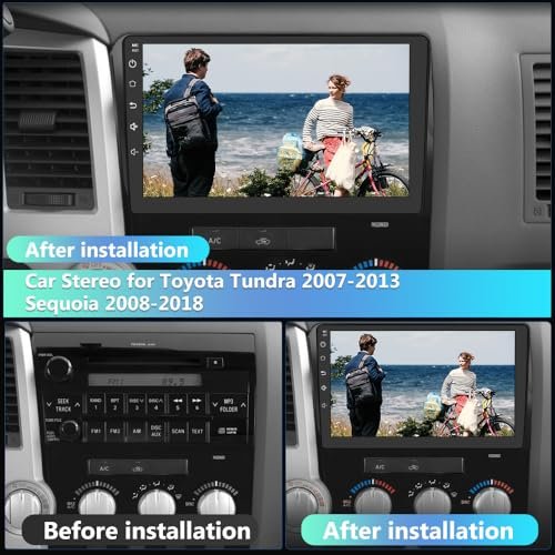 Litillbuly - 4Core [2+32GB] Car Radio for Toyota Tundra 2007-2013/Sequoia 2008-2018