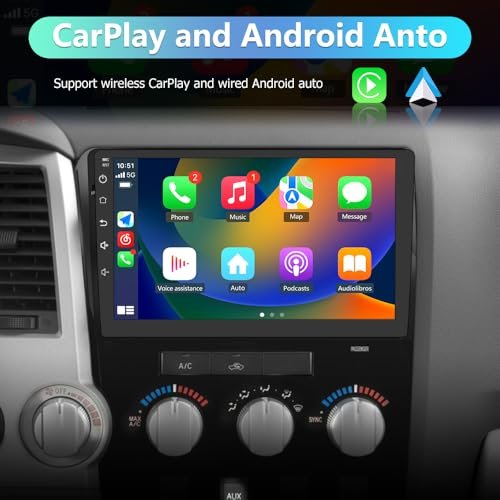 Litillbuly - 4Core [2+32GB] Car Radio for Toyota Tundra 2007-2013/Sequoia 2008-2018